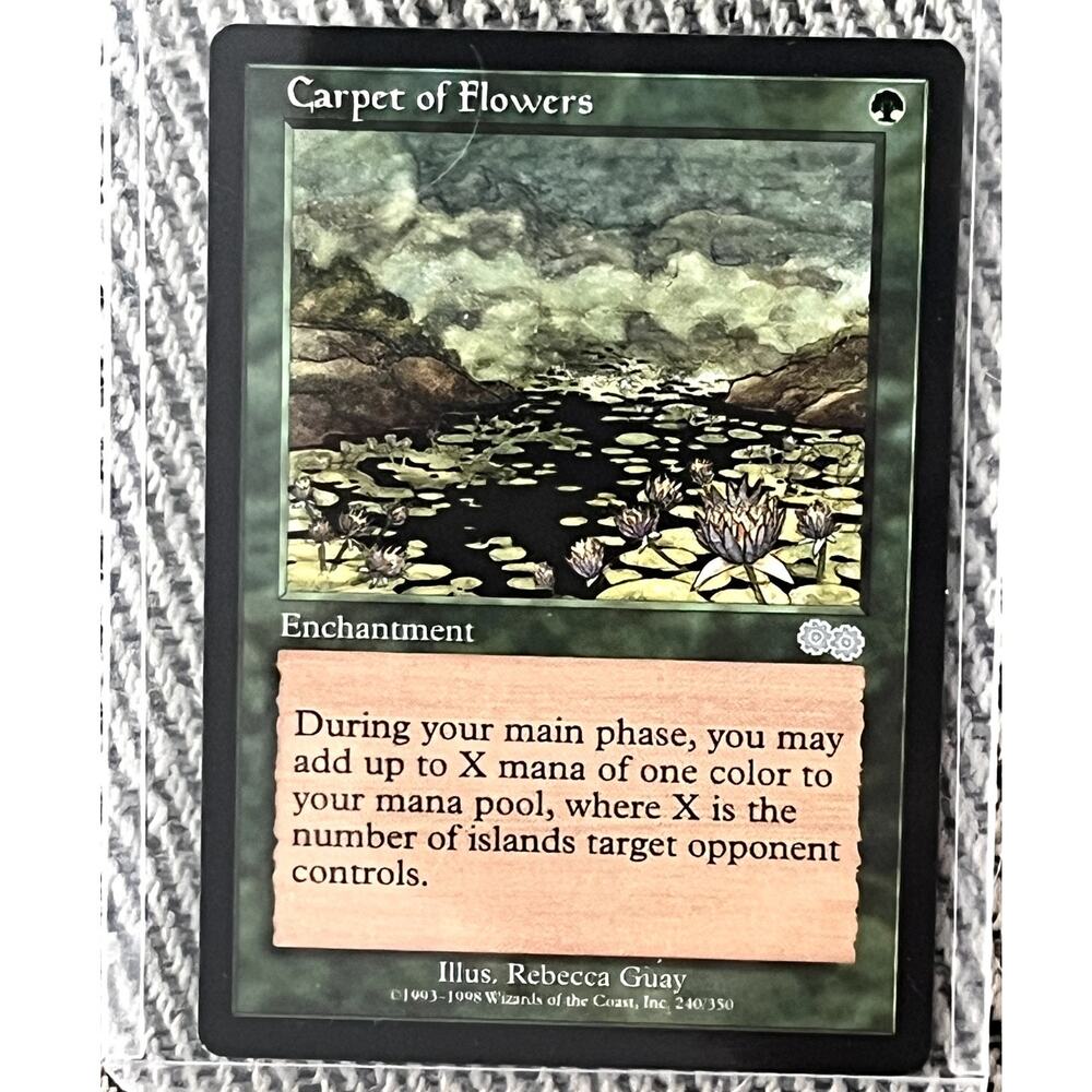 Carpet of Flowers – 1998 Urza’s Saga – Magic: The Gathering
